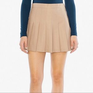 AMERICAN APPAREL khaki mini skirt